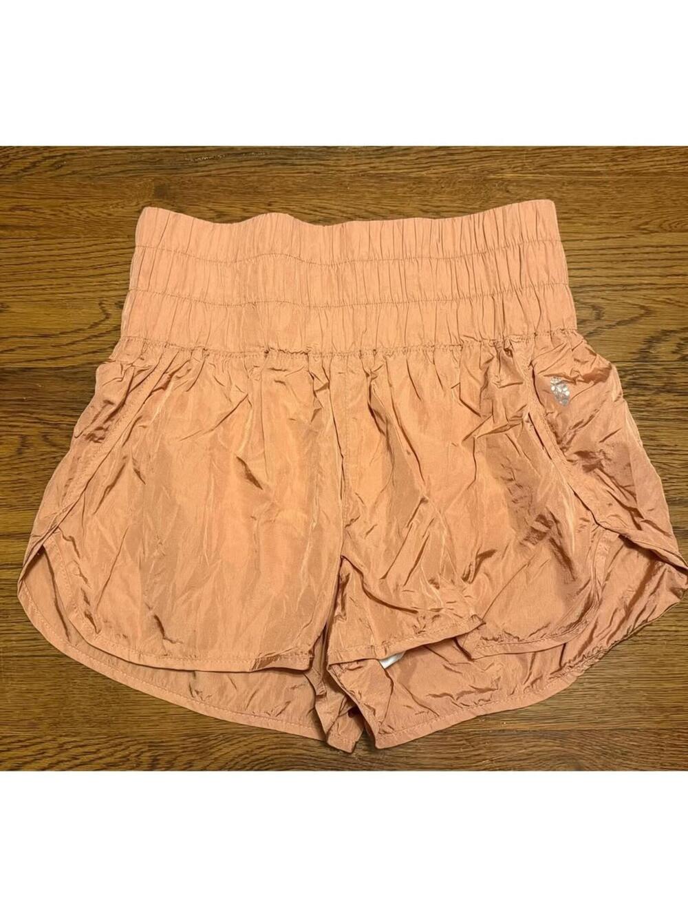 FP Movement High Waisted Athletic Shorts Mauve Size Large